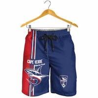 Cape Verde Football Shorts for Men Tubaroes Azuis Pride - Wonder Print Shop