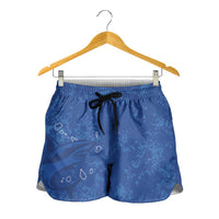 Cape Verde Football Shorts for Women Go Champions Tubaroes Azuis - Wonder Print Shop