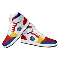 Cape Verde High Sneakers AJ1 Classic National Flag Style - Wonder Print Shop