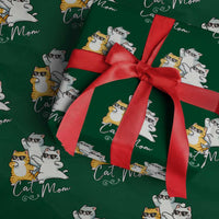 Cat Mom Wrapping Paper Roll Three Cool Cats with Sunglasses - Wonder Print Shop