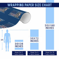 Catholic Knight Templar Wrapping Paper Roll American Flag Crusader Cross