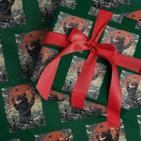 Catzilla Christmas Wrapping Paper Roll Japanese Cat Lover Kitty - Wonder Print Shop