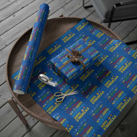 Celebrate All Holidays Merry Christmas Hanukkah Kwanzaa Gift Wrapping Paper Roll - Wonder Print Shop
