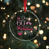 Chapter 60 Fabulous Crystal Glass Ornament Sparkle Since 1965 60Th Birthday Gift For Women TS02