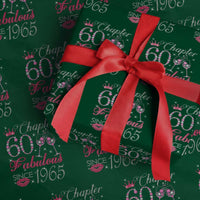 Chapter 60 Fabulous Wrapping Paper Roll Sparkle Since 1965 60Th Birthday Gift For Women - Wonder Print Shop