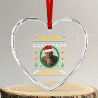 Charlie Hunnam Ed Gein Heart Crystal Glass Ornament Drinking Wine Eating These Sinful Cold Cuts - Wonder Print Shop