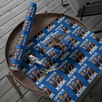 Charlie Kirk Wrapping Paper Roll Freedom Speech A True Patriot Tribute Bootleg - Wonder Print Shop
