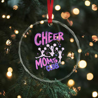 Cheer Moms Club Crystal Glass Ornament Cheerleader Mom Mother’s Day Gift