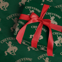 Cheyenne State Native American Cowboy Rodeo Wrapping Paper Roll