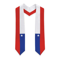 Chile Graduation Stole Flag Style
