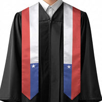 Chile Graduation Stole Flag Style