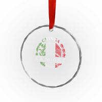 Chinga La Migra Crystal Glass Ornament Immigration Rights Anti Fascism Protest TS14