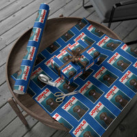 Chocolate Labrador Retriever Wrapping Paper Roll Funny Jowls Horror Dog Poster - Wonder Print Shop