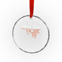 Choctaw Oklahoma OK Pride Native American Crystal Glass Ornament