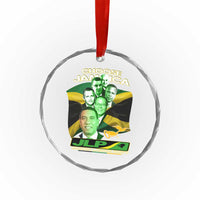 Choose Jamaica JLP Supporter Crystal Glass Ornament Patriotic Leaders Jamaica Jamaica Labor Party Politics TS02