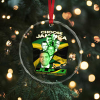 Choose Jamaica JLP Supporter Crystal Glass Ornament Patriotic Leaders Jamaica Jamaica Labor Party Politics - Wonder Print Shop