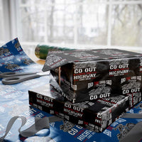 Christian Biker Wrapping Paper Roll Lord Said Go Out Into Highways Faith Motorcycle - Wonder Print Shop
