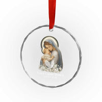 Christian Christmas Crystal Glass Ornament Love Came Down Luke 2:11 - Wonder Print Shop