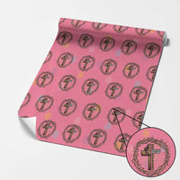 Christian Cross Wrapping Paper Roll Bible John 3:16 Jesus He Gave His Only Son Jesus Christian