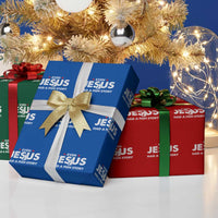 Christian Fishing Wrapping Paper Roll Even Jesus Had A Fish Story Funny Fisherman - Wonder Print Shop