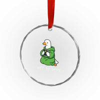 Christian Goose St Patrick's Day Crystal Glass Ornament Off To Pray
