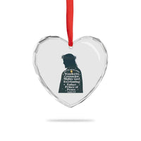 Christian Jesus Heart Crystal Glass Ornament Cross Bible Verse Inspirational Isalah 9:6 - Wonder Print Shop