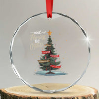 Christian Xmas Crystal Glass Ornament He Will Be Called Wonderful Counselor TS09