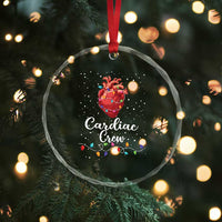 Christmas Cardiac Nurse Crystal Glass Ornament Cardiac Crew Anatomical Anatomy Xmas Heart With Lights TS10