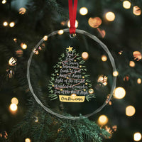 Christmas Christian Crystal Glass Ornament Jesus Names Tree Religious Faith - Wonder Print Shop