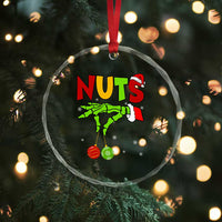 Christmas Couples Crystal Glass Ornament Chestnuts Xmas Matching Family Funny Nuts Skeleton TS02