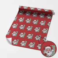 Christmas Cute Santa Big Fan Of Human Rights Gift Wrapping Paper Roll - Wonder Print Shop