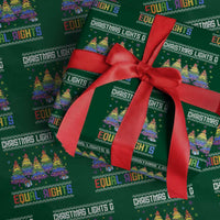 Christmas Equality Lights Ugly Sweater Wrapping Paper Roll Xmas Activism Gift - Wonder Print Shop