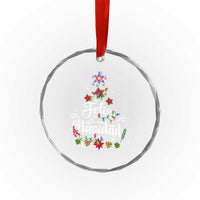 Christmas In Mexico Crystal Glass Ornament Feliz Navidad Pinata Star Xmas Tree TS11