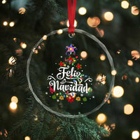 Christmas In Mexico Crystal Glass Ornament Feliz Navidad Pinata Star Xmas Tree - Wonder Print Shop
