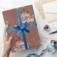 Christmas In Mexico Wrapping Paper Roll Feliz Navidad Pinata Star Xmas Tree - Wonder Print Shop