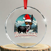 Christmas Italian Donkey Crystal Glass Ornament Funny Domick The Donkey Holiday Xmas - Wonder Print Shop