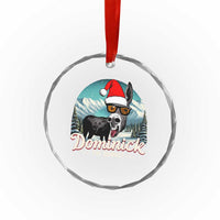 Christmas Italian Donkey Crystal Glass Ornament Funny Domick The Donkey Holiday Xmas - Wonder Print Shop