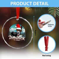 Christmas Italian Donkey Crystal Glass Ornament Funny Domick The Donkey Holiday Xmas TS11
