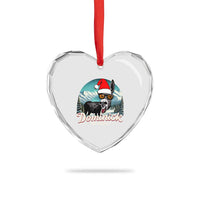Christmas Italian Donkey Heart Crystal Glass Ornament Funny Domick The Donkey Holiday Xmas - Wonder Print Shop