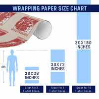 Christmas Lights And Womens Rights Wrapping Paper Roll Raccoon Female Rage Holiday Gift - Wonder Print Shop