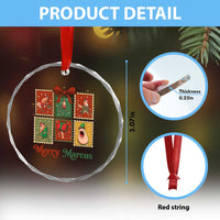 Christmas Marcus The Worm Meme Crystal Glass Ornament Funny Merry Marcus Gift - Wonder Print Shop