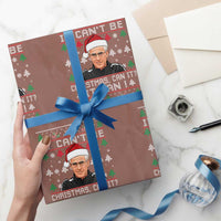 Christmas McCarthy It Can’t Be Wrapping Paper Roll Retro Football Fan Ugly Xmas - Wonder Print Shop
