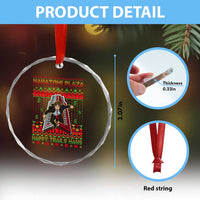 Christmas Nakatomi Plaza 1988 Crystal Glass Ornament Happy Trails Hans TS09