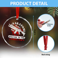 Christmas Nakatomi Plaza 1988 Crystal Glass Ornament Welcome To The Party Pal TS09