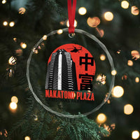 Christmas Nakatomi Plaza Crystal Glass Ornament Christmas Party 1988 Vintage Japanese Style TS11