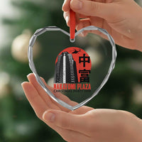 Christmas Nakatomi Plaza Heart Crystal Glass Ornament Christmas Party 1988 Vintage Japanese Style - Wonder Print Shop
