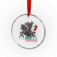 Cinco De Mayo Battle Of Puebla Crystal Glass Ornament Historical Mexican Heritage