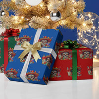 Cinco De Mayo Christmas Wrapping Paper Roll Mexican Sugar Skull Sombrero Tequila Party - Wonder Print Shop