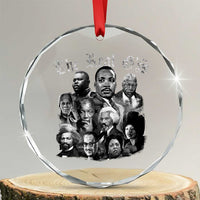Civil Rights Legends Crystal Glass Ornament The Real G’s Juneteenth Black History Month - Wonder Print Shop