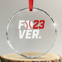 Classic Baseball Jersey Number 23 Crystal Glass Ornament Fo23ever #23 Ball Sports Fan TS02